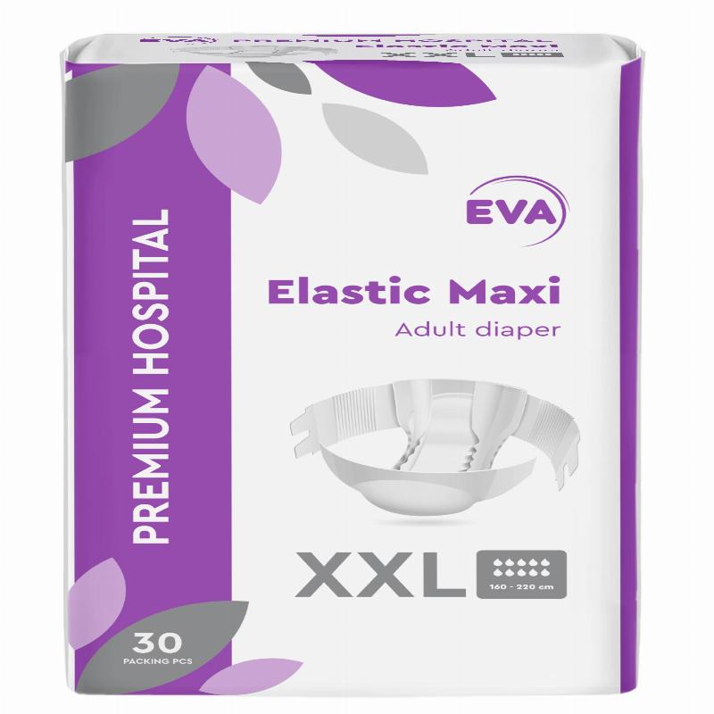 Підгузки для дорослих EVA premium hospital Elastic maxi, розмір XXL